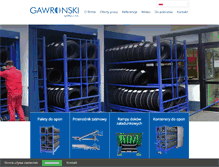 Tablet Screenshot of firma-gawronski.pl
